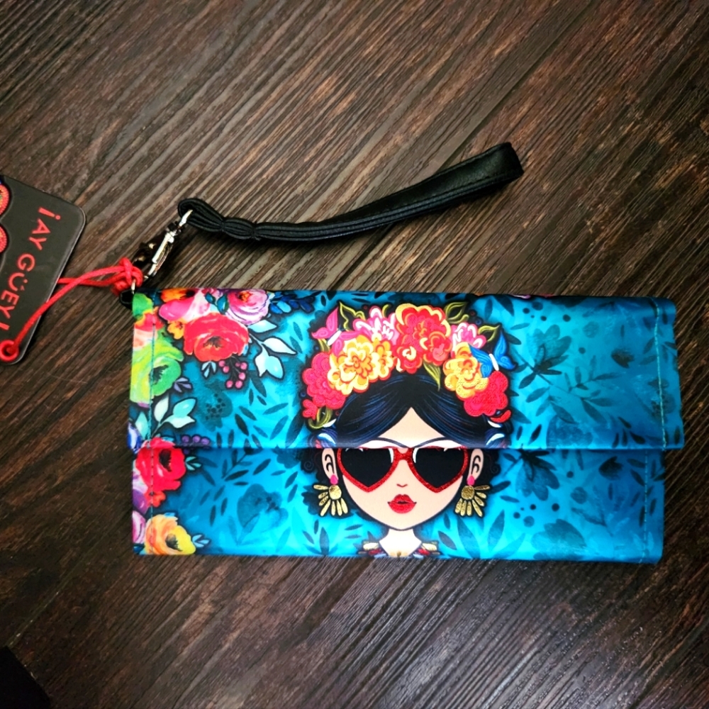 NEW NWT Ay Guey Wallet Wristlet Clutch